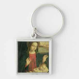 Madonna and Child Key Ring