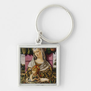Madonna and Child Key Ring