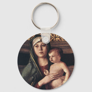 Madonna and Child Key Ring