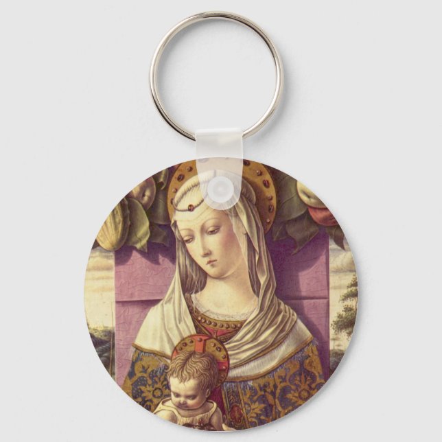 Madonna and Child Key Ring (Front)