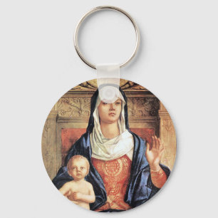 Madonna and Child Key Ring