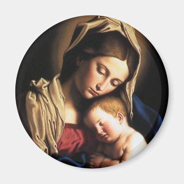 MADONNA AND CHILD MAGNET (Front)