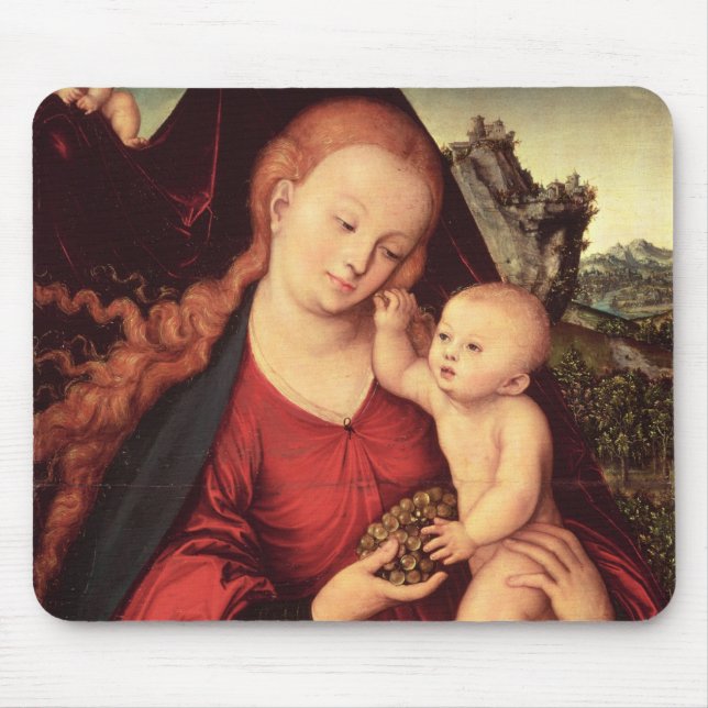 Madonna and Child Mouse Pad (Front)