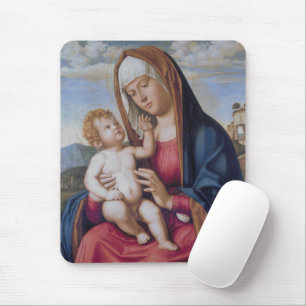 Madonna And Child Mouse Pad