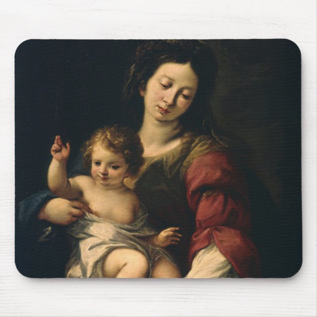 Madonna and Child Mouse Pad (Front)