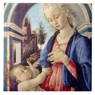 Madonna and Child (panel) 2 Ceramic Tile