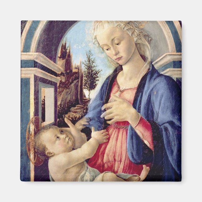 Madonna and Child (panel) 2 Magnet (Front)