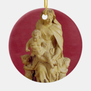 Madonna and Child (papier mache) Ceramic Tree Decoration