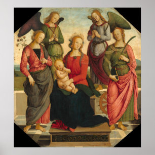 Madonna and Child, Pietro Perugino Fine Art Poster