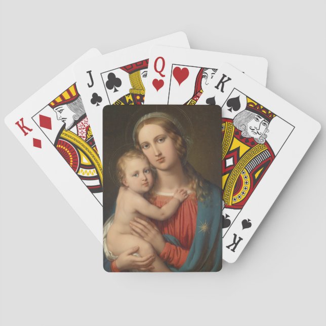 Madonna and Child Playing Cards (Back)