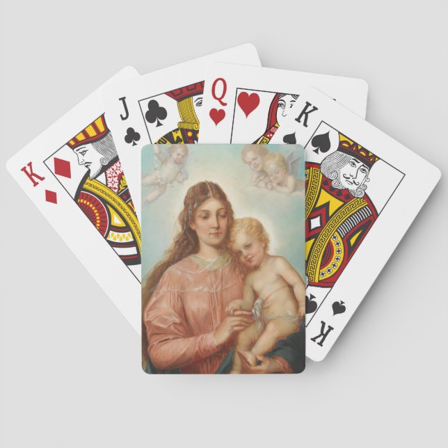 Madonna and Child Playing Cards (Back)