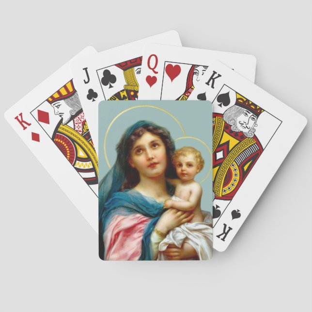 Madonna and Child Playing Cards (Back)