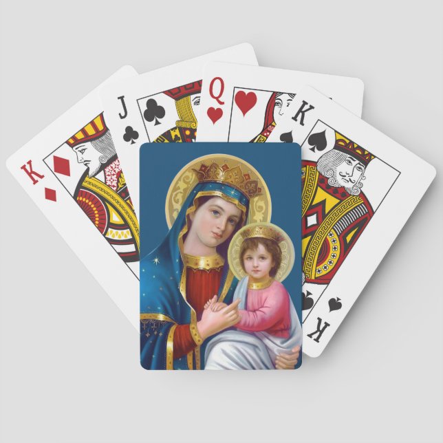 Madonna and Child Playing Cards (Back)