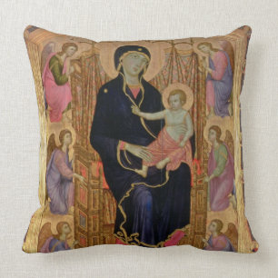 Madonna and Child (Rucellai Madonna) 1285 (tempera Cushion