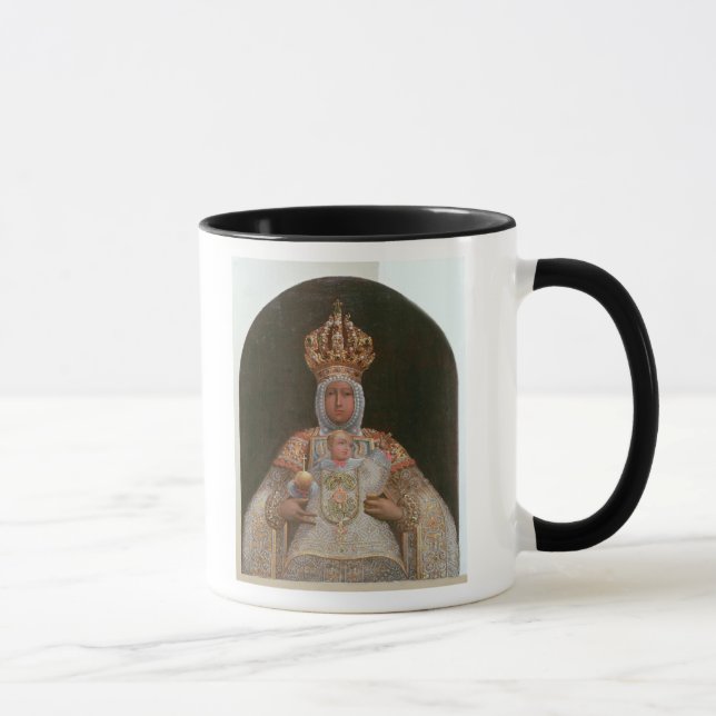 Madonna and Child, School of Cusco Mug (Right)