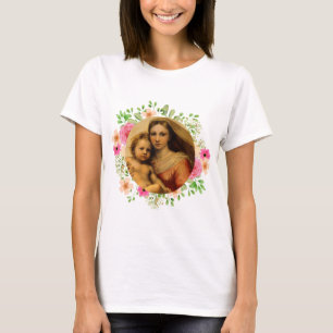 Madonna and Child Sistine by Rafael T-Shirt