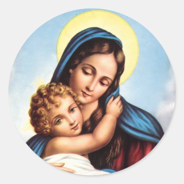 Madonna and Child stickers (Front)