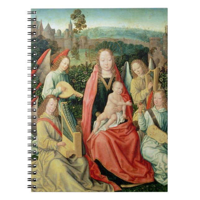 Madonna and Child surrounded by Angels Notebook (Front)