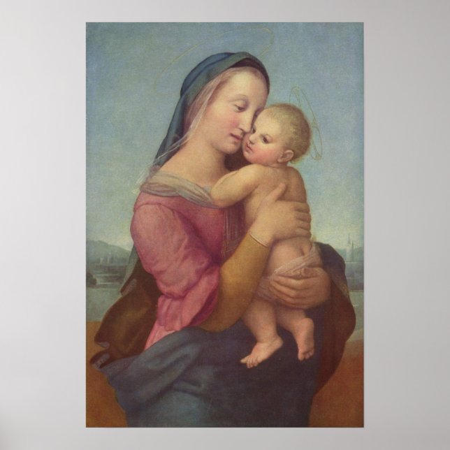 Madonna and Child (The Tempi Madonna) by Raphael Poster (Front)