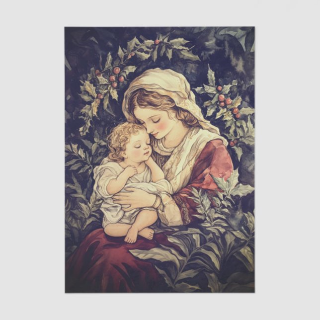 Madonna and Child Tissue Paper (Front)