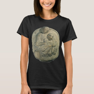 Madonna and Child, Tondo Pitti by Michelangelo T-Shirt