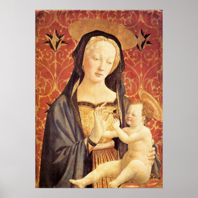 Madonna and Child - Veneziano - c1432 Poster (Front)