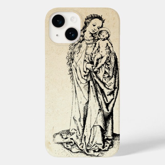 Madonna and Child Virgin Mary   Case-Mate iPhone Case (Back)