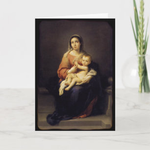 Madonna and Child - Virgin Mary - Murillo Holiday Card