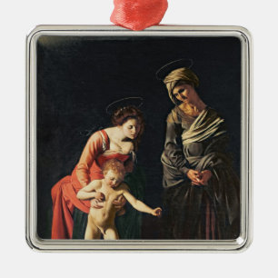 Madonna and Child with a Serpent, 1605 Metal Ornament