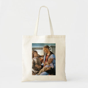 Madonna and Child With Angel - Botticelli Tote Bag