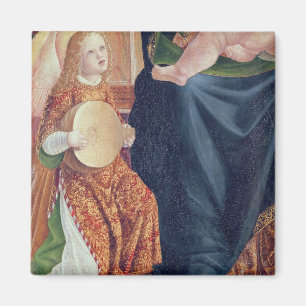 Madonna and Child with Angel Musicians Magnet
