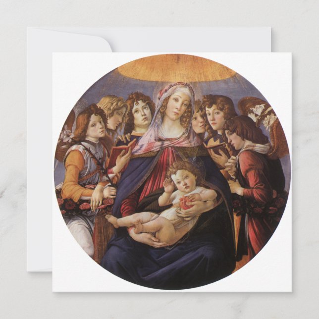 Madonna and Child with Angels by Sandro Botticelli (Front)