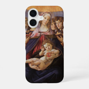 Madonna and Child with Angels by Sandro Botticelli iPhone 16 Case