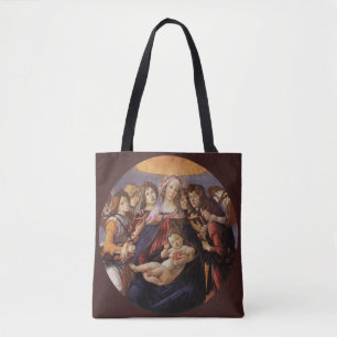 Madonna and Child with Angels by Sandro Botticelli Tote Bag