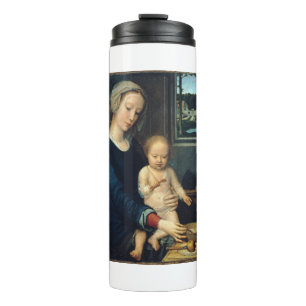 Madonna and Child With Milk Soup - Gerard David - Thermal Tumbler