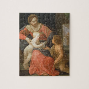 Madonna and Child with Saint John the Baptist Jigsaw Puzzle