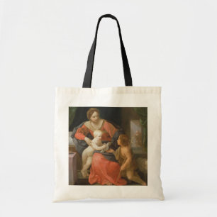 Madonna and Child with Saint John the Baptist Tote Bag