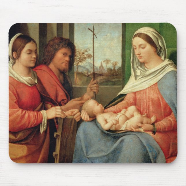 Madonna and Child with Saints 2 Mouse Pad (Front)