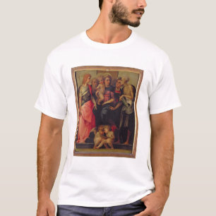 Madonna and Child with Saints, c.1518 (oil on pane T-Shirt