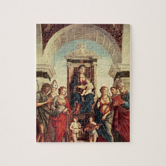 Madonna and Child with Saints Jigsaw Puzzle (Vertical)