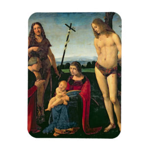 Madonna and Child with SS. John the Baptist and Se Magnet