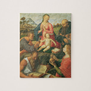 Madonna and Child with SS. Peter, Jerome and Mary Jigsaw Puzzle