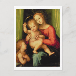 Madonna and Child with St. John Postcard