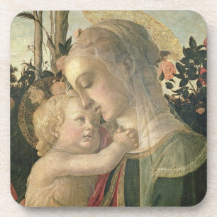 Madonna and Child with St. John the Baptist, detai Coaster
