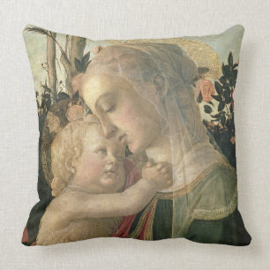 Madonna and Child with St. John the Baptist, detai Cushion