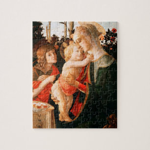 Madonna and Child with St. John the Baptist Jigsaw Puzzle