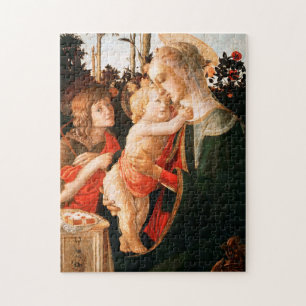 Madonna and Child with St. John the Baptist Jigsaw Puzzle