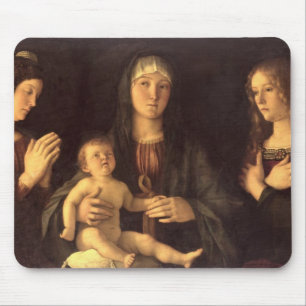 Madonna and Child with St. Mary Magdalene and St. Mouse Pad