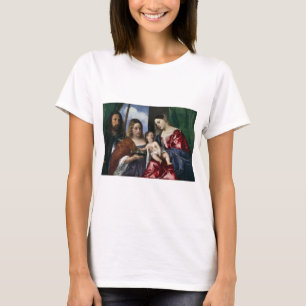 Madonna and Child With Sts Dorothy and George - Ti T-Shirt