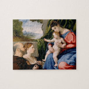 Madonna and Child with the Infant Saint John Jigsaw Puzzle